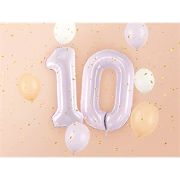 Lufi 0-s szám fólia 72 cm lila