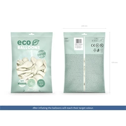 Lufi 26 cm fémes fehér S/100