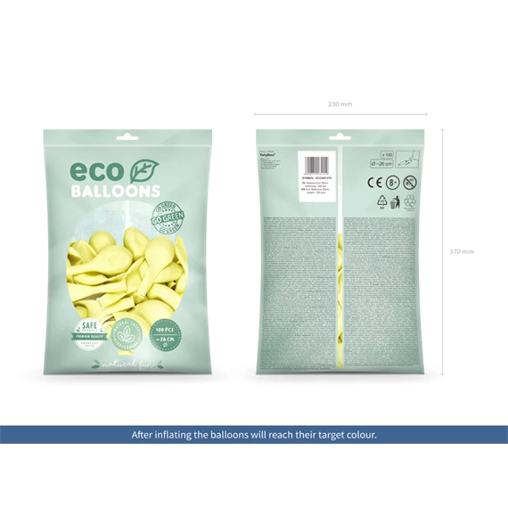 Lufi 26 cm pasztell krém S/100