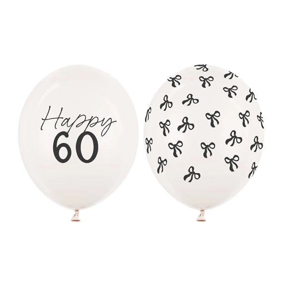 Lufi 30 cm 60 darab pasztell törtfehér S/50