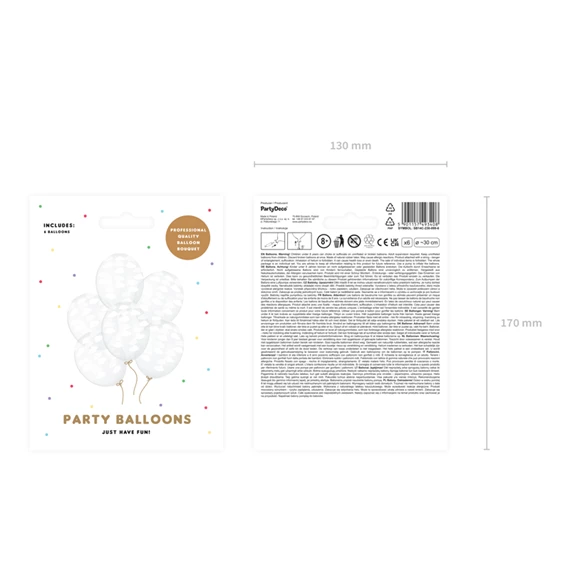 Lufi erős 30 cm felhők kristálytiszta S/6