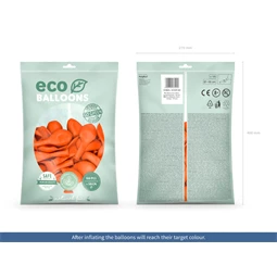 Lufi 30 cm pasztell narancs S/100