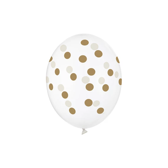 Lufi 30 cm pöttyös kristálytiszta S/50