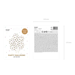 Lufi erős 30 cm szívek kristálytiszta S/6