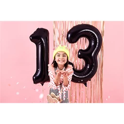 Lufi 3-as szám fólia 86 cm fekete