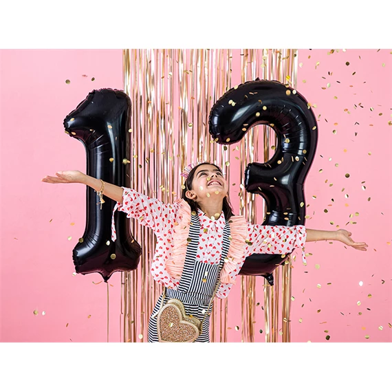 Lufi 3-as szám fólia 86 cm fekete