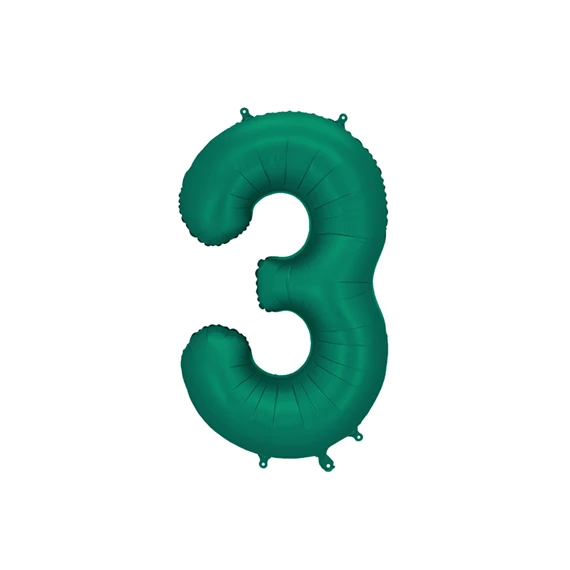 Lufi 3-as szám fólia 86 cm palackzöld