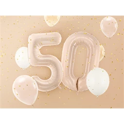 Lufi 5-ös szám fólia 72 cm sötét bézs