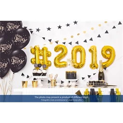 Lufi 7-es szám fólia 35 cm arany