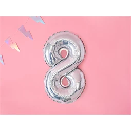 Lufi 8-as szám fólia 35 cm irizáló