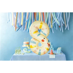 Lufi 8-as szám fólia kígyó 55x88 cm mix