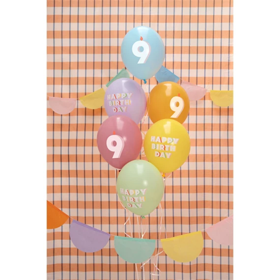 Lufi 9-es szám 30 cm vegyes S/6