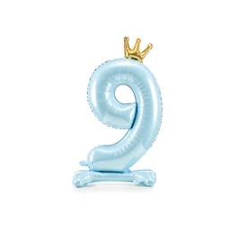 Lufi 9-es szám álló fólia 84 cm égkék