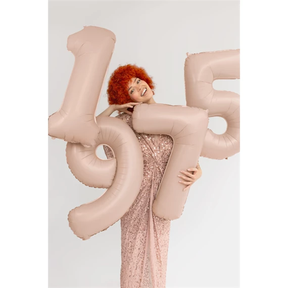 Lufi 9-es szám fólia 72 cm sötét bézs