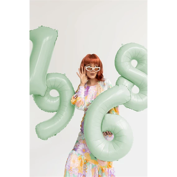 Lufi 9-es szám fólia 72 cm zöld
