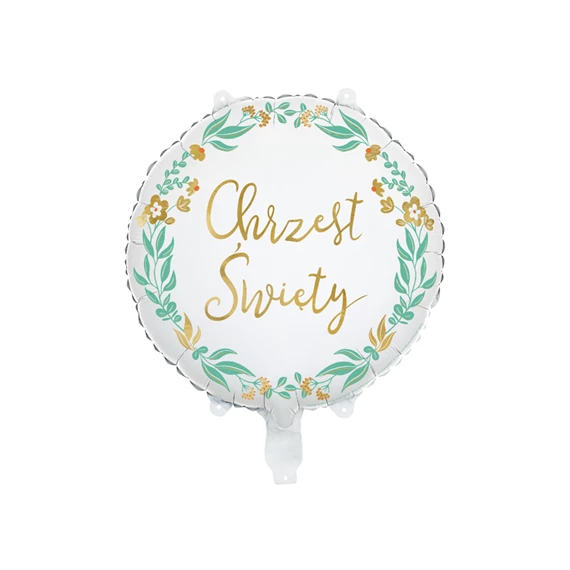 Lufi chrzest swiety fólia 45 cm mix