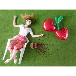 Lufi cseresznye fólia 88x73 cm mix