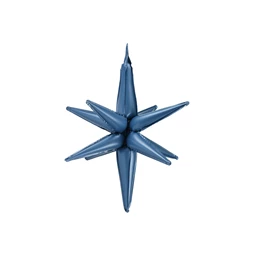 Lufi csillag 3D fólia 105 cm sötétkék