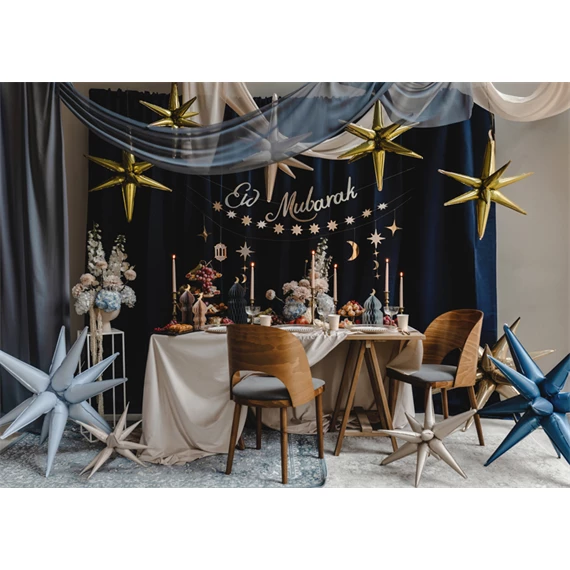 Lufi csillag 3D fólia 50 cm bézs