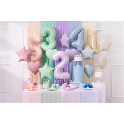 Lufi csillag fólia 48 cm rózsaszín