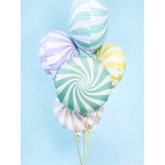 Lufi cukorka fólia 35 cm menta