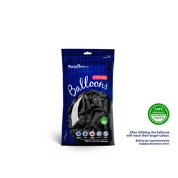 Lufi erős 12 cm fekete metál S/100