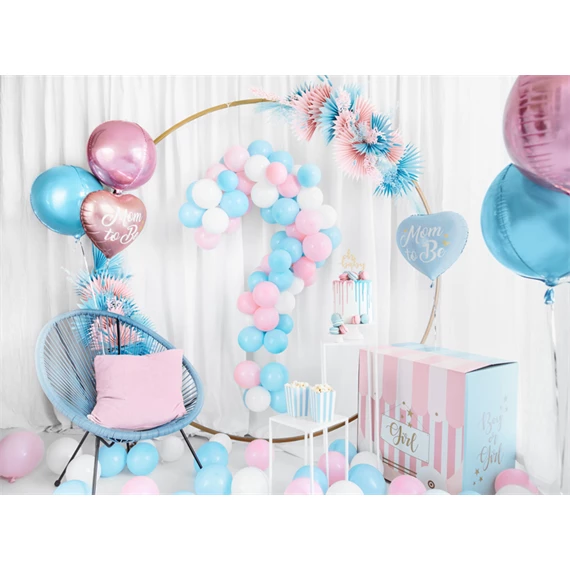 Lufi erős 12 cm pasztell babarózsaszín S/100