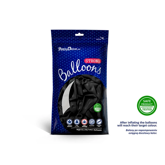 Lufi erős 27 cm pasztell fekete S/100