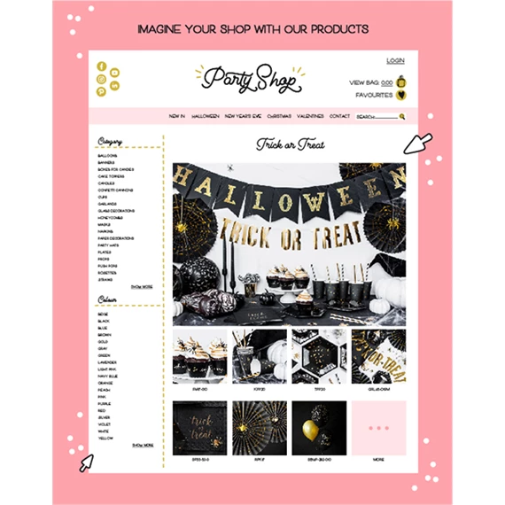 Lufi erős 30 cm fémes arany S/10