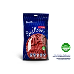 Lufi erős 30 cm metál pipacs piros S/50