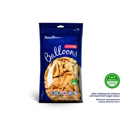 Lufi erős 30 cm pasztell élénk narancs S/100