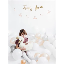 Lufi erős 30 cm pasztell tiszta fehér S/50