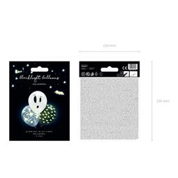 Lufi fekete fény alatt világító 27 cm BOO! mix S/3