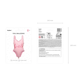 Lufi fürdőruha fólia 46x76 cm mix