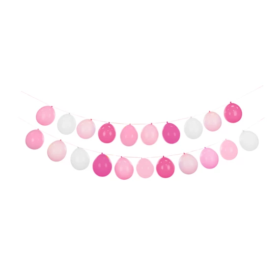 Lufi girland 3 az 1-ben rózsaszín