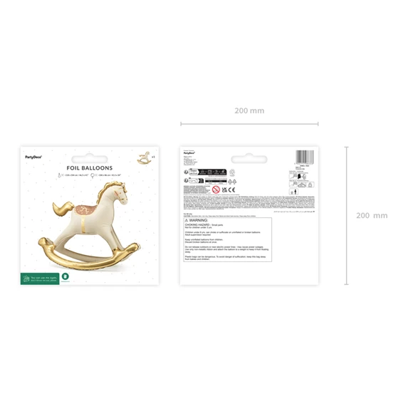 Lufi hintaló fólia 118x104 cm színes