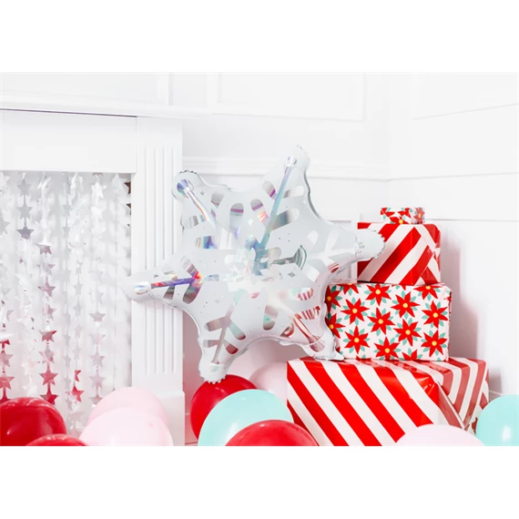 Lufi hópehely fólia 64x66 cm irizáló