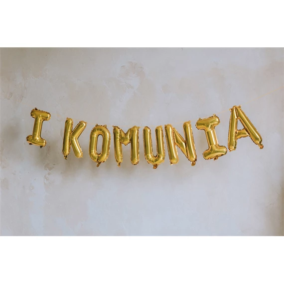 Lufi i komunia fólia 260x40 cm arany