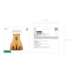 Lufi kapibara fólia 63x80 cm mix