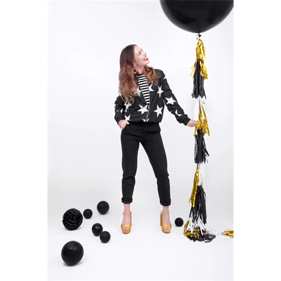 Lufi kerek 1 m pasztell fekete