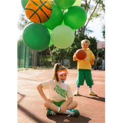 Lufi kosárlabda fólia 35x35 cm vegyes színek