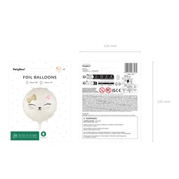 Lufi macska fólia 45 cm mix