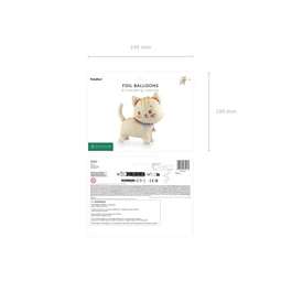 Lufi macska kerekeken 61x65 cm vegyes