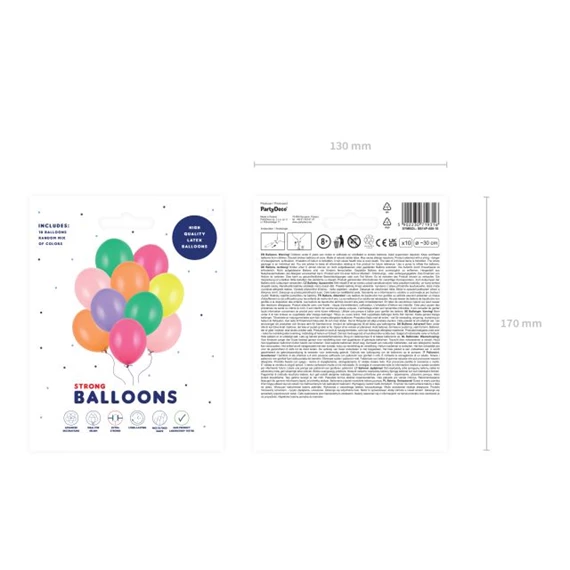 Lufi műanyag 30 cm színes S/10