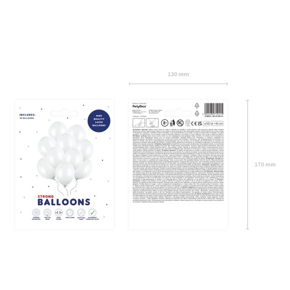 Lufi műanyag 30 cm fehér S/10