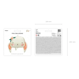 Lufi nyuszi fólia 65x55 cm mix