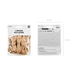 Lufi összekapcsolható 33 cm natúr S/20