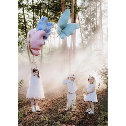 Lufi pillangó fólia 69x69 cm rózsaszín