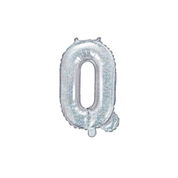 Lufi q betű fólia 35 cm irizáló