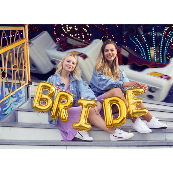 Lufi r betű fólia 35 cm arany